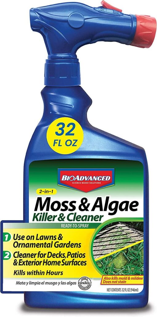 BioAdvanced Moss And Algae Killer - lawn moss killer