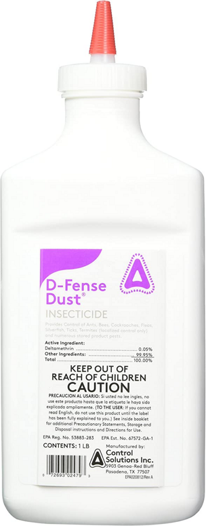 D-Fense Dust - how to control millipedes in houseplants