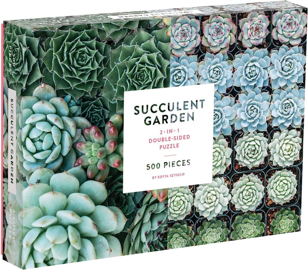 Galison Succulent Garden 500 Piece Puzzle