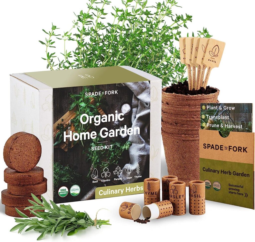 Organic Herb Garden Kit Indoor