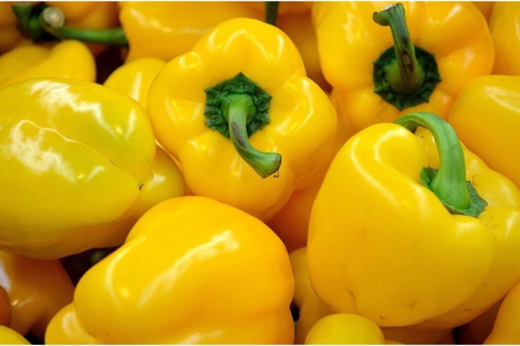 types of yellow vegetables