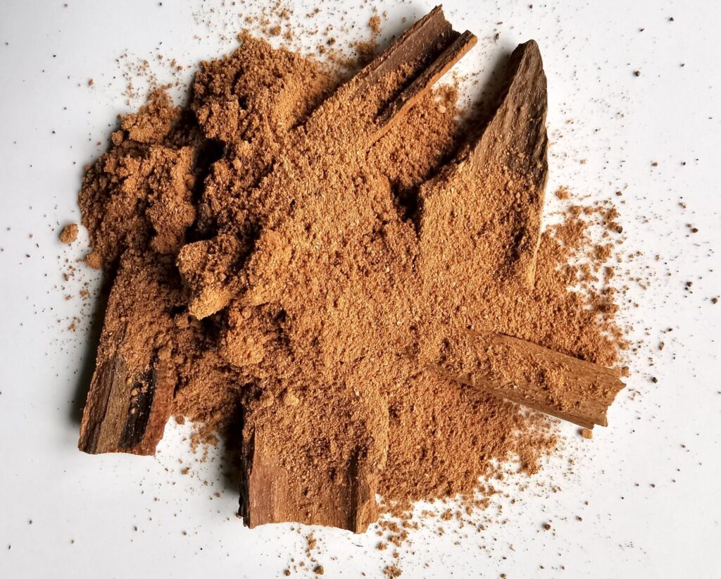 Ground cinnamon